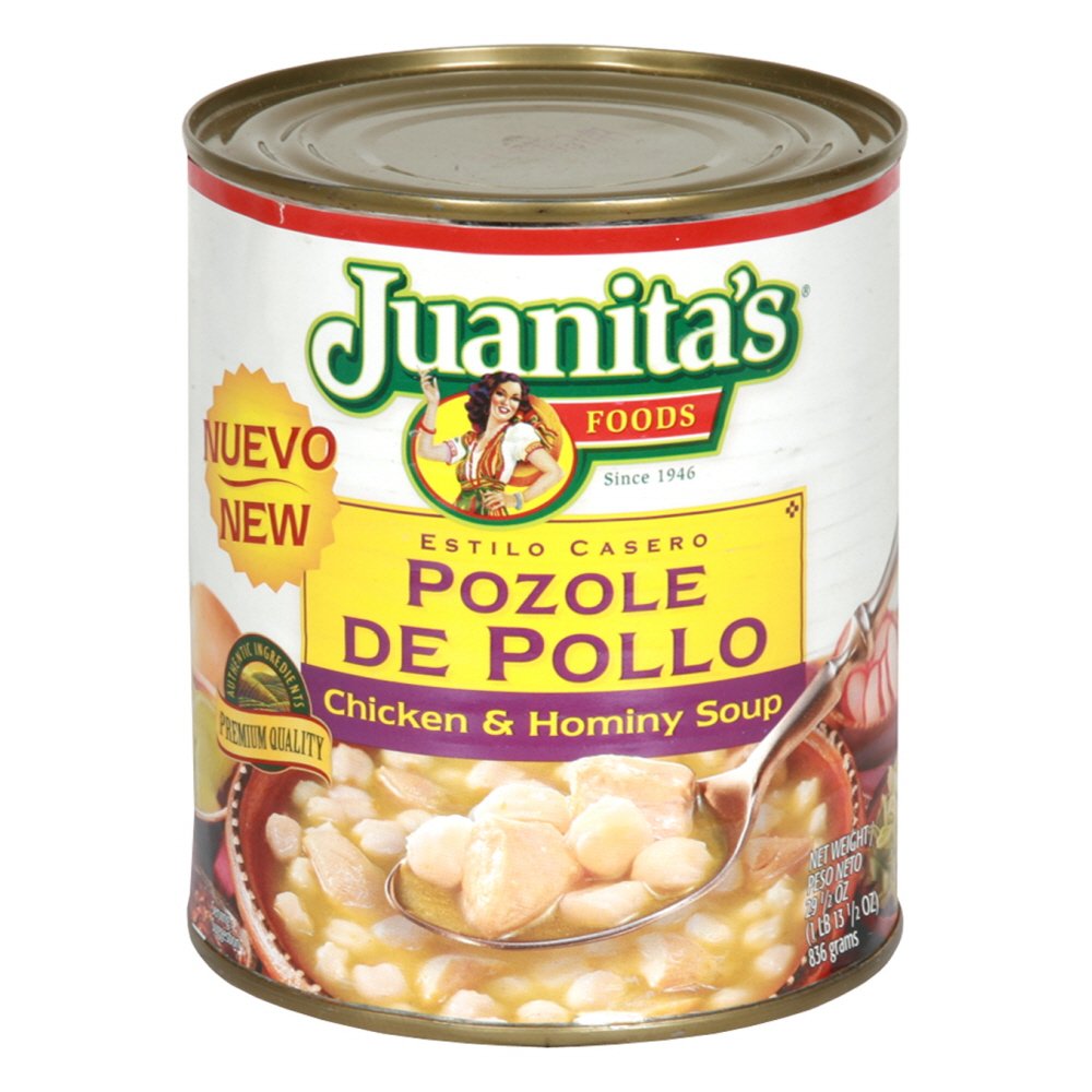Juanitas Pozole de Pollo, 29.5 Oz (Pack of 4)