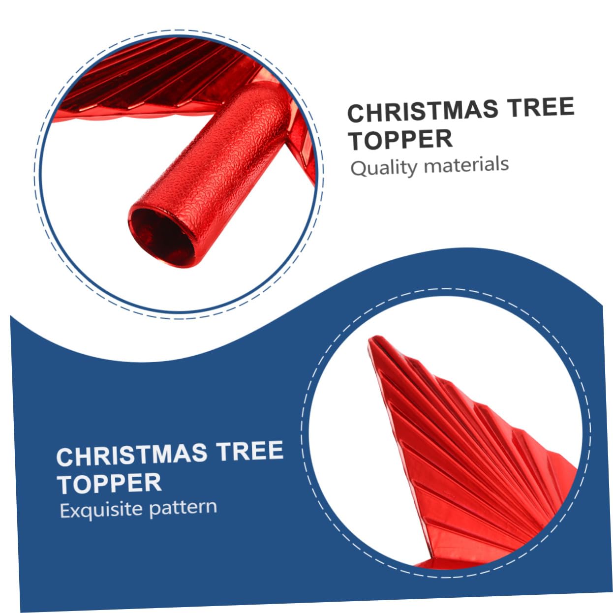 2pièces Étoile De Sapin De Noël Pendentif Étoile à Cinq Branches Pentagramme Artisanal Lot