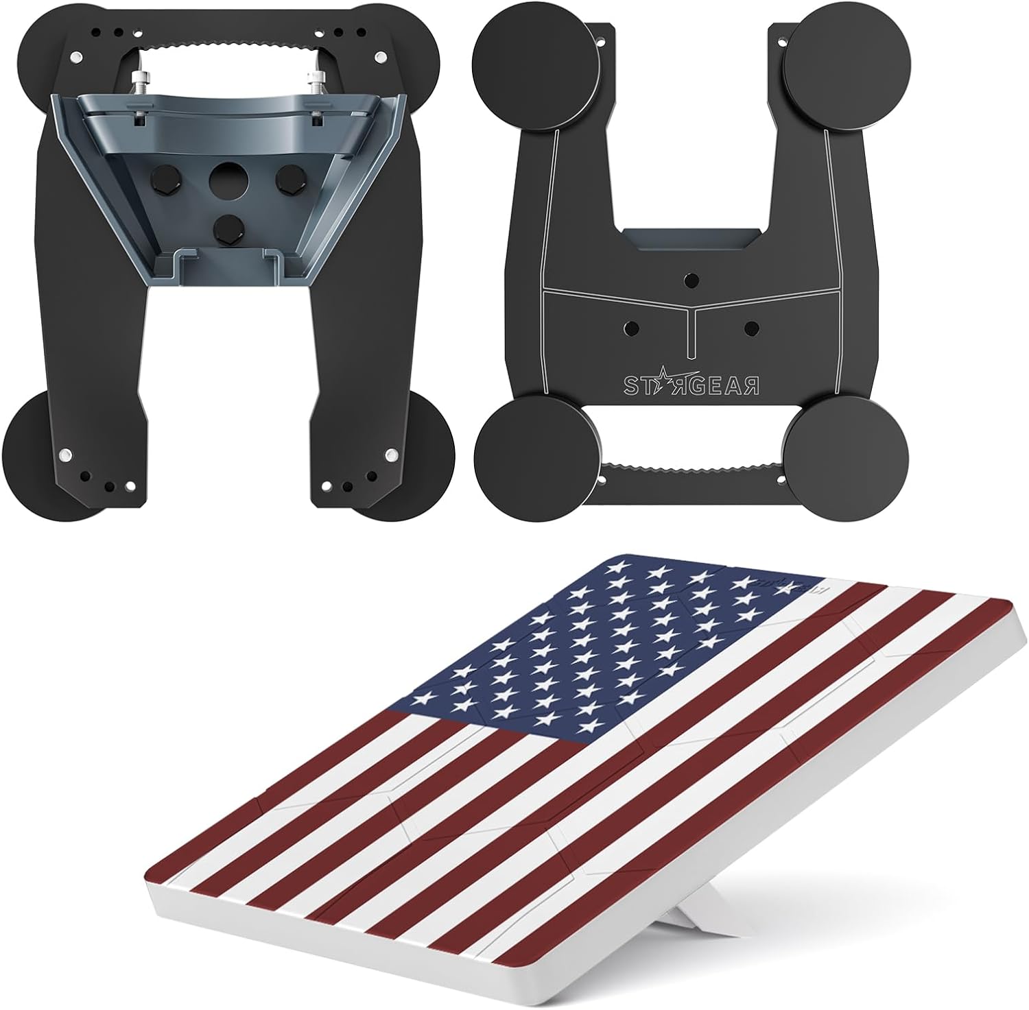 Starlink Mini Mount, 200lbs Heavy Duty Starlink Mini Magnetic Mount with Adjustable Magnets Installation Holes, Starlink Mini Protective Cover Case,Starlink Hailproof Liquid Silicone Protective Case