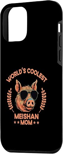 Miniatura 2 de iPhone 12 mini World's Coolest Pig Mom Mama - Women Farmer Meishan Case