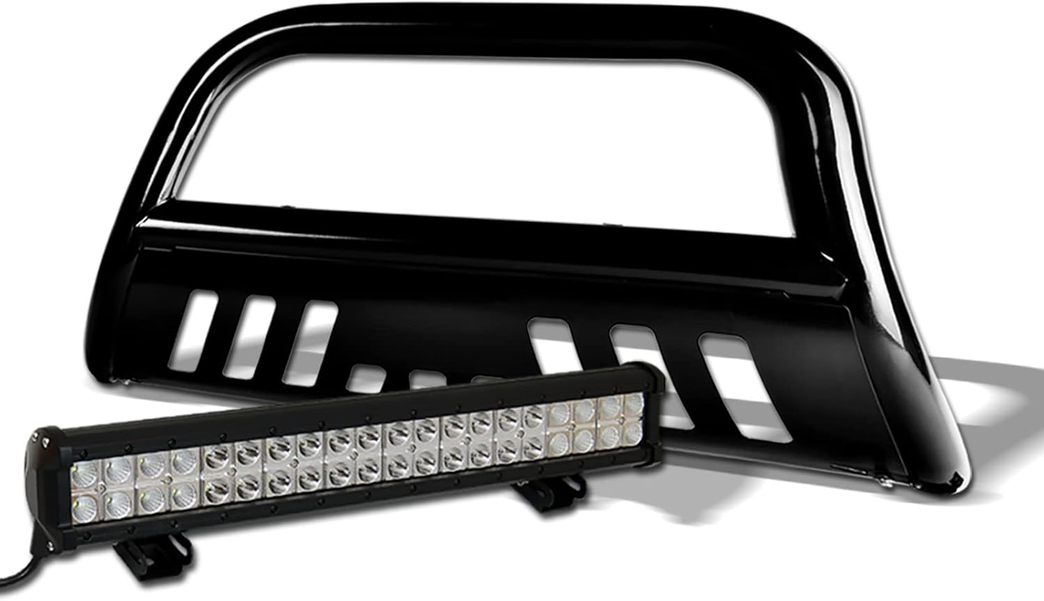 Black Bull Bar Brush Push Front Bumper Grill Grille Guard