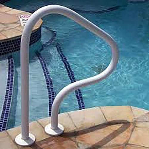 Miniatura 4 de ATIE Cubierta de placa de escudo para escalera de piscina y spabarandilla de mano, reemplaza la cubierta de placa de escudo Hayward SP1041 (paquete