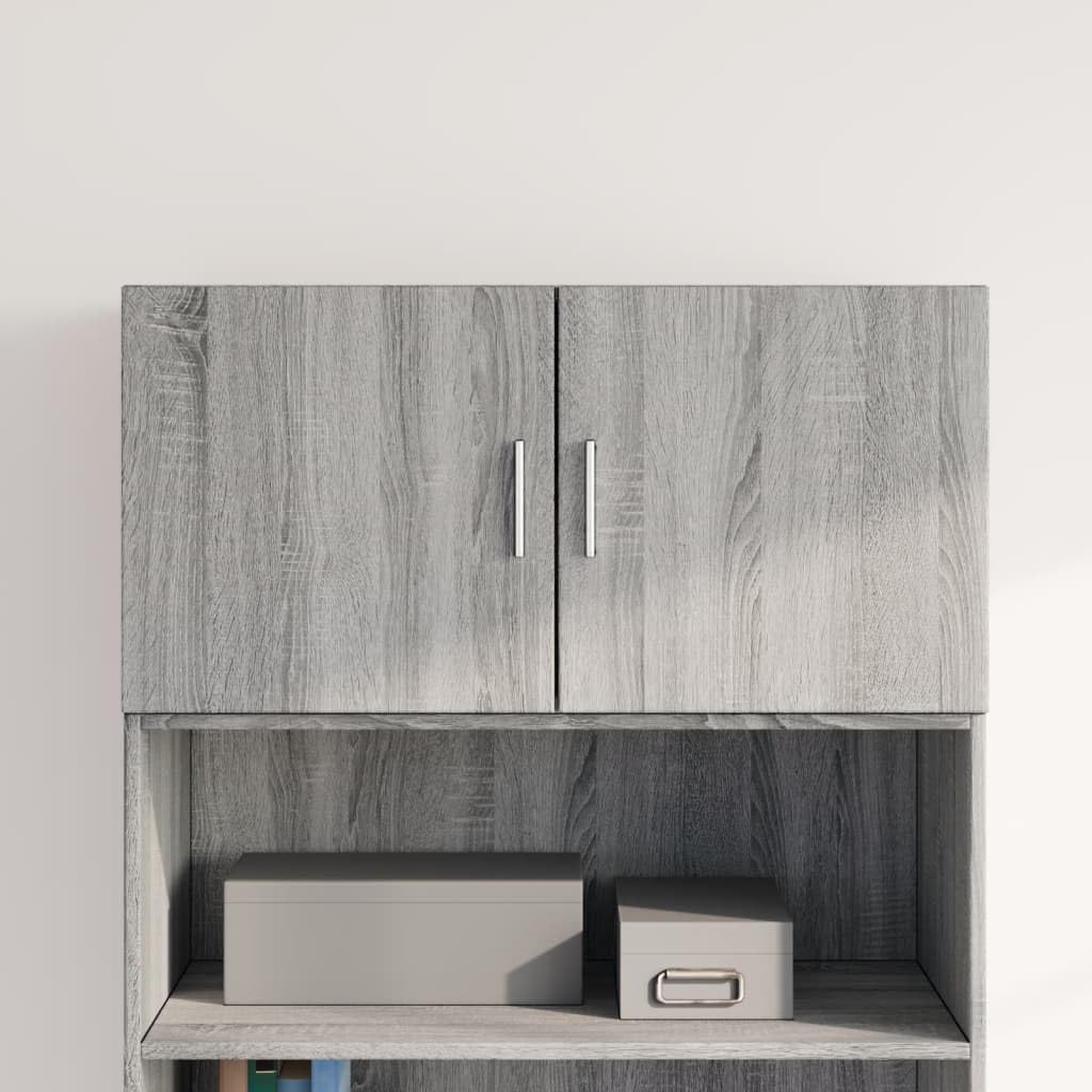 Armadio da parete grigio Sonoma, 80 x 42,5 x 40 cm, in legno