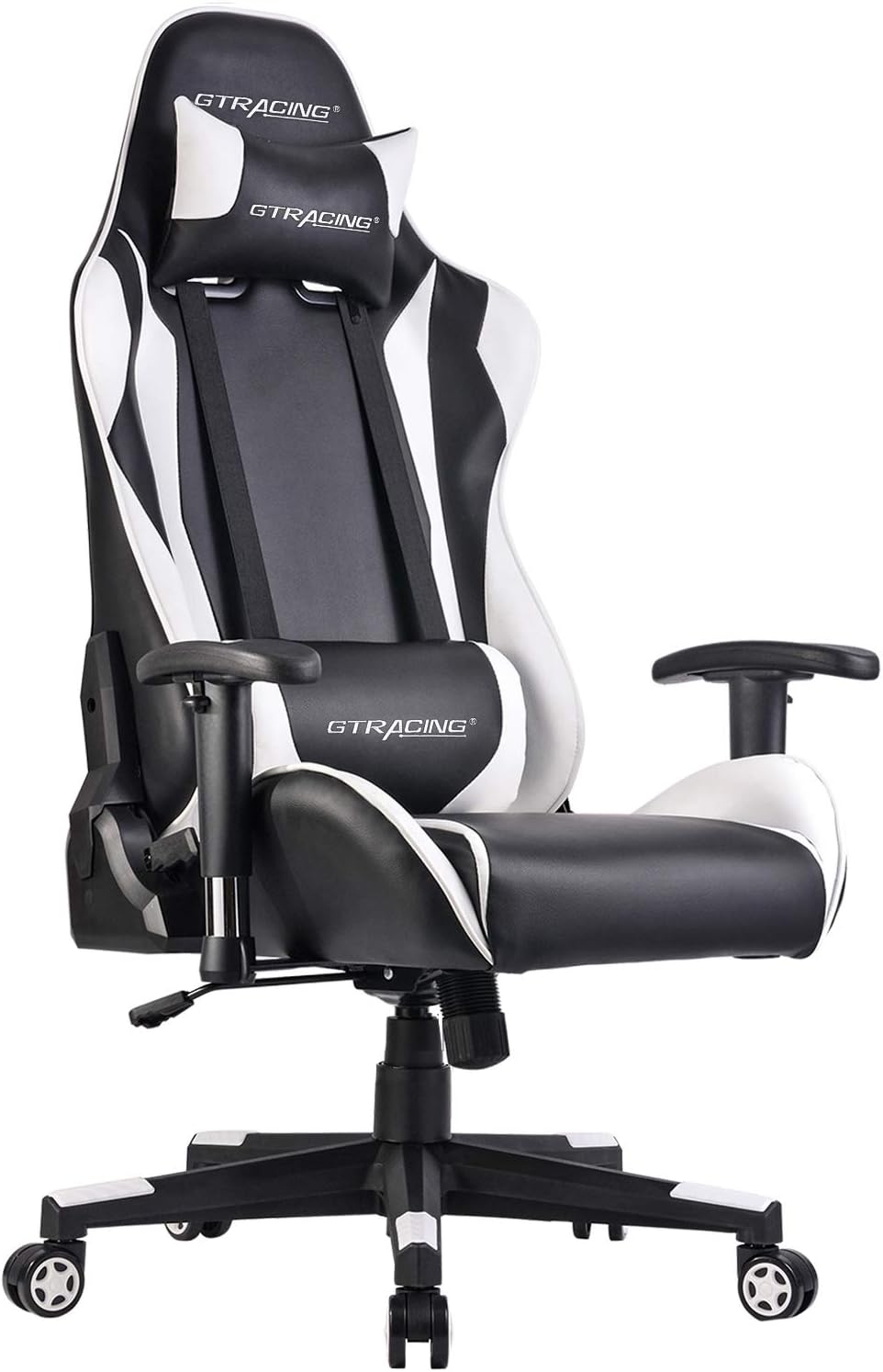 GTRACING Ergonomic Gaming Chair Racing Chair Backrest and Seat Height Adjustment
