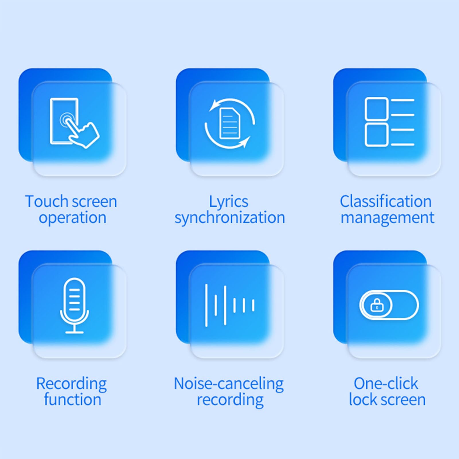 Acouto Grabadora de Voz Reducción de Ruido Activada por Voz Reproductor de MP3 Temporizado HD Apagado Dispositivo de Grabación de con Guardado Automático para Uso Diario Diseño de Grabación de 16 GB
