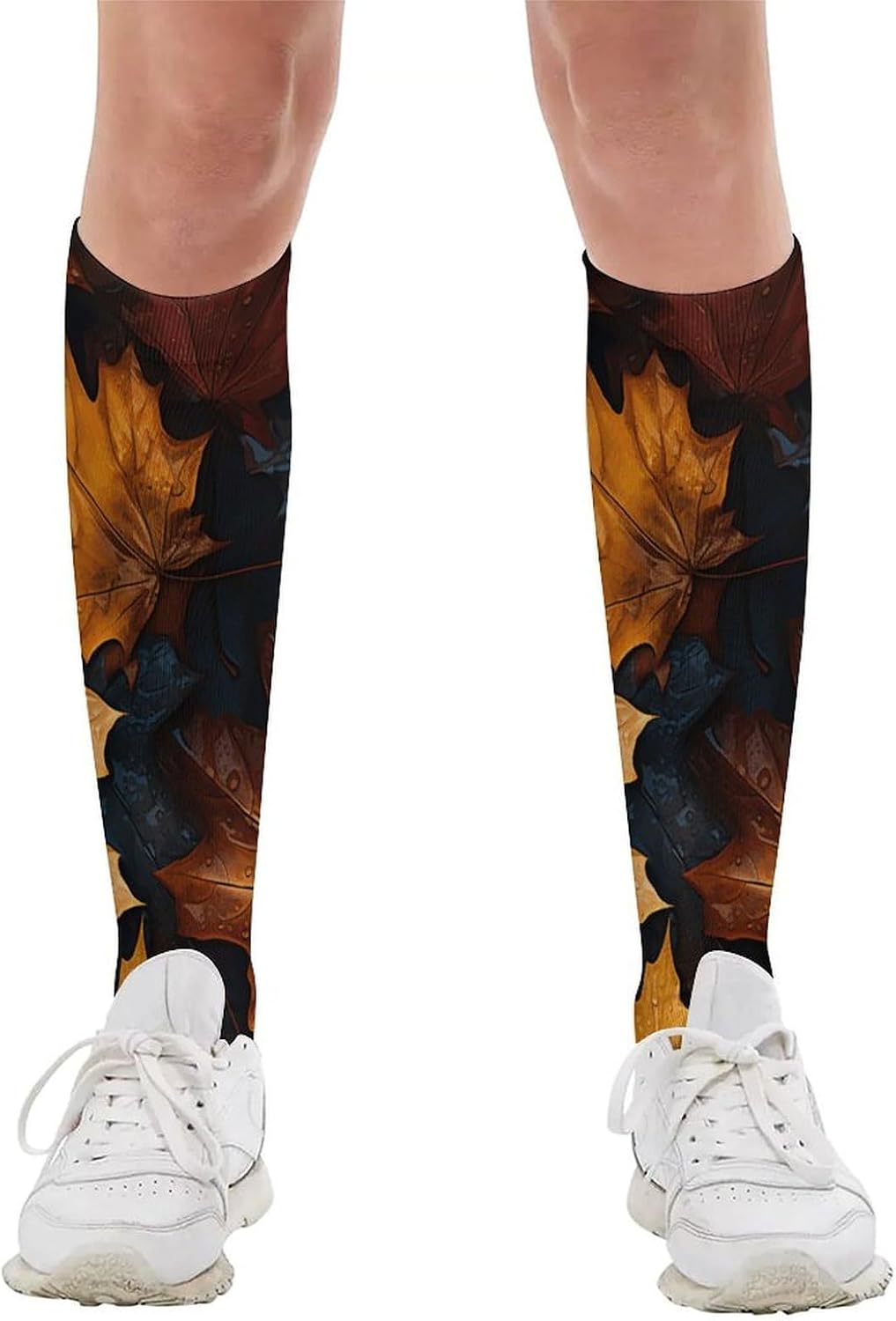 Maple Leaf Knee High Soccer Socks Moisture Wicking