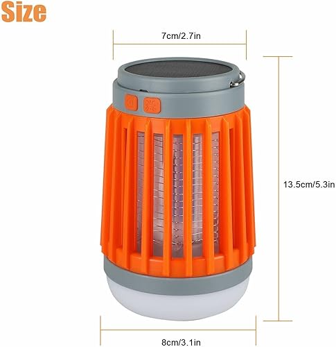Miniatura 2 de Solar USB Mosquito Killer Luz Electrónica Mosca Bug Insecto Zapper Trampa Plaga Lámpara