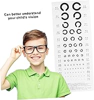 Vista 3 de Mobestech Tabla de ojos de 1 pieza Gráfico de pared Gráfico de ojos Snellen Tabla de examen visual Tabla de ojos de plástico de pared Tabla de ojos