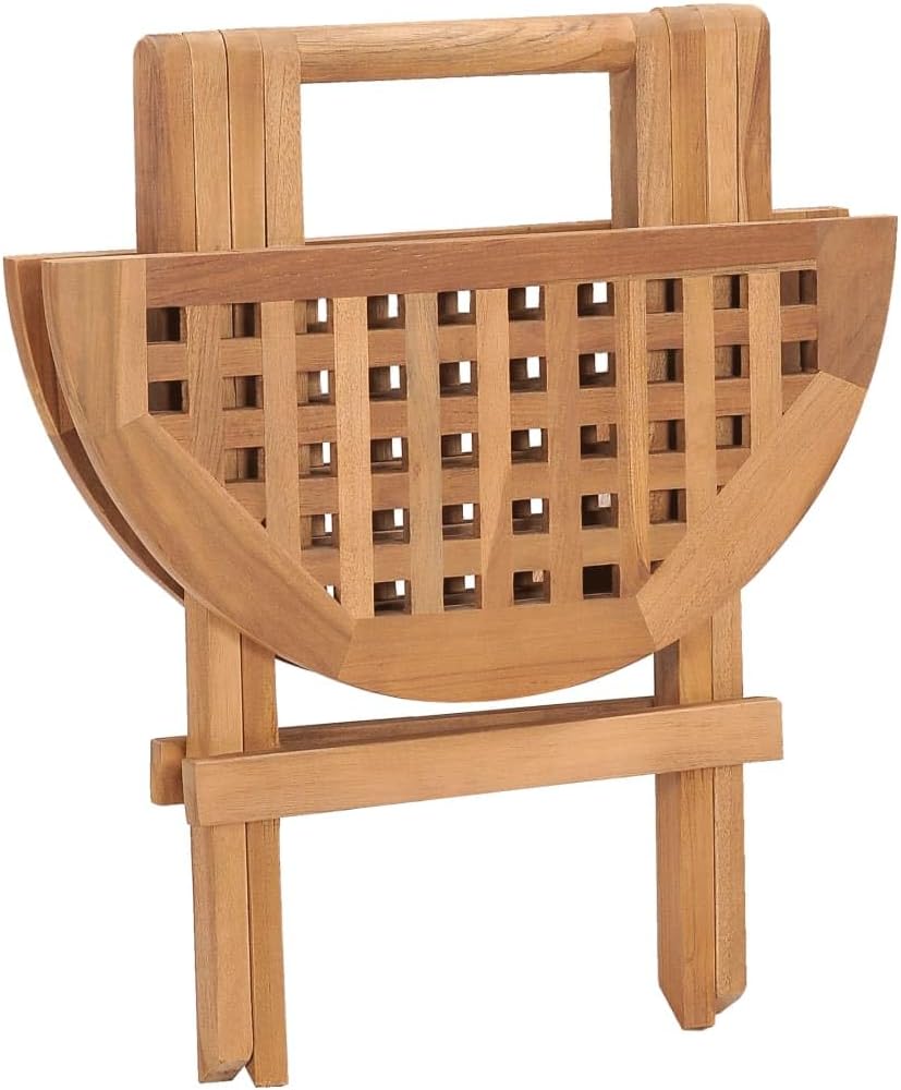 Modern Outdoor Coffee Table Solid Teak Wood with Storage Compartment, Sleek Minimalist Design for Patio and Garden