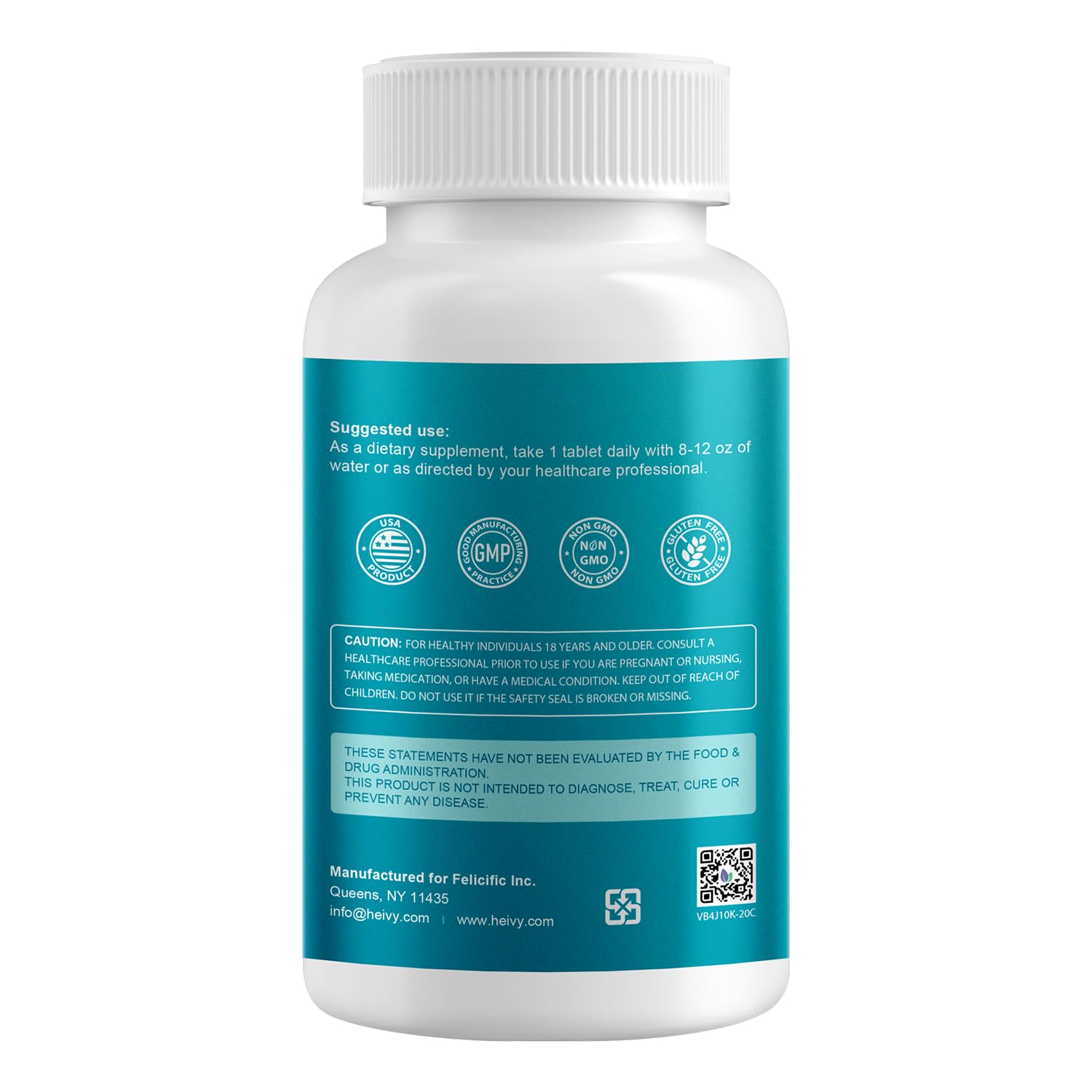 Heivy Salt Tablets 1000mg, 365 Tablets Pure Sodium Chloride Pills — Amazon image 2