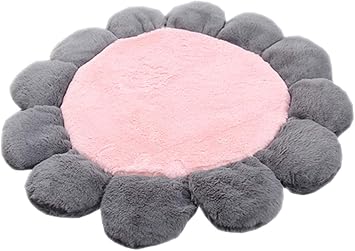 Four-Seasons Pets Dog and Cats Crate Pads Cartoon Flower Soft Mats 21.6" Pink
