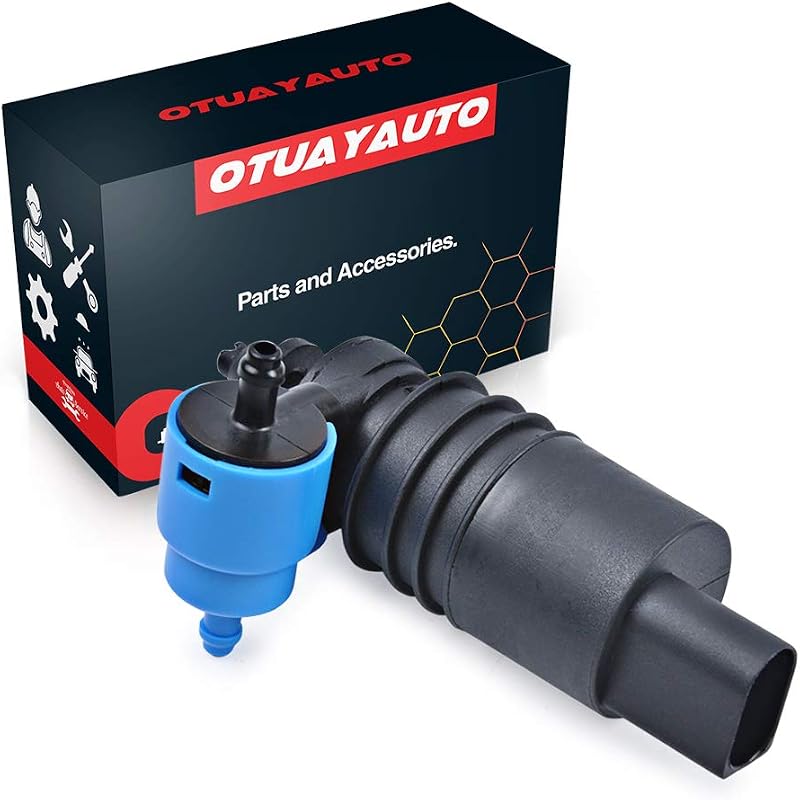 Bomba do lavador do para-brisa OTUAYAUTO 12 V com mangueira e conectores – Kit