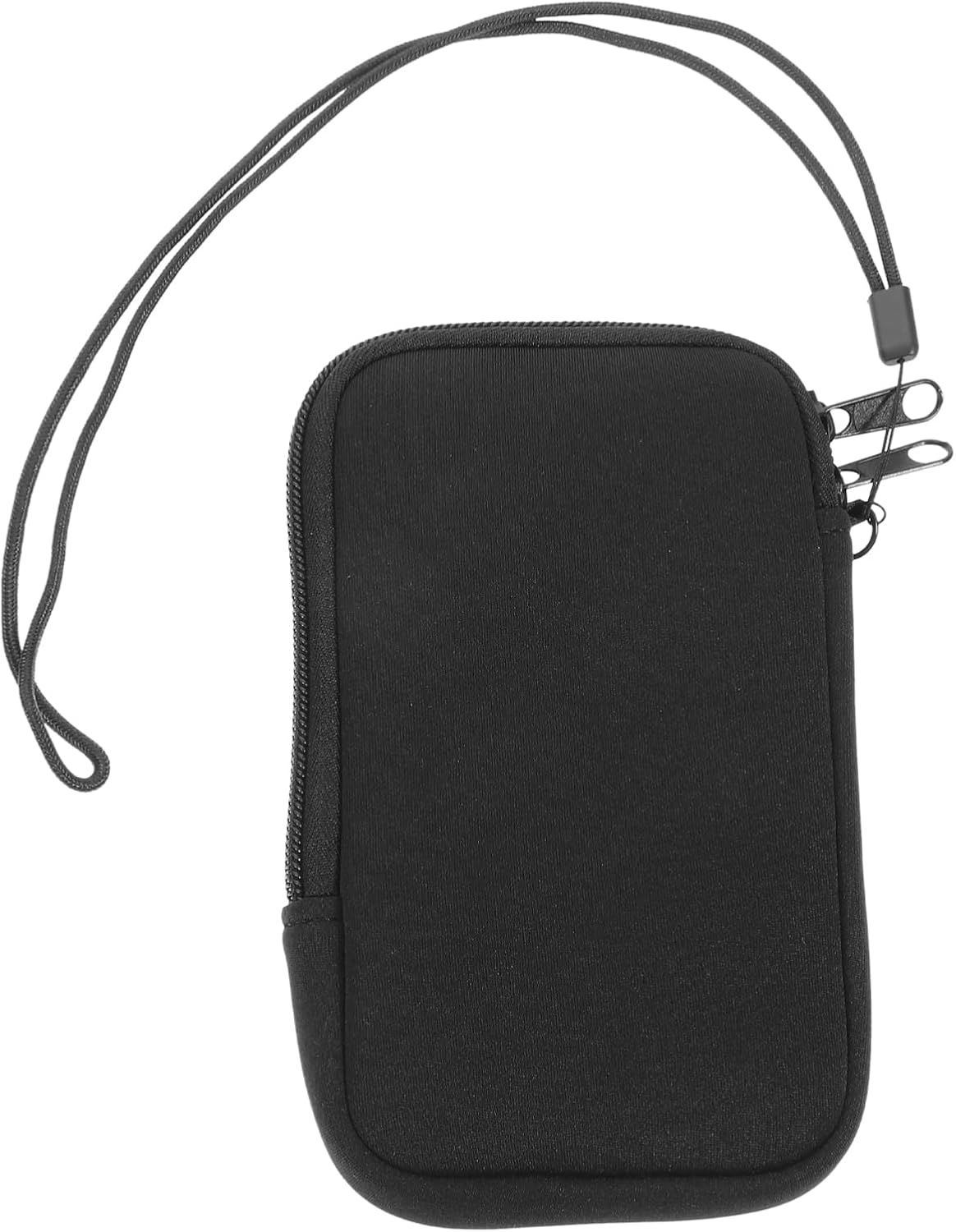 Housoutil Case Neoprene Phone Pouch Cell Phone Sleeve for Women Scratch Beach Running Black