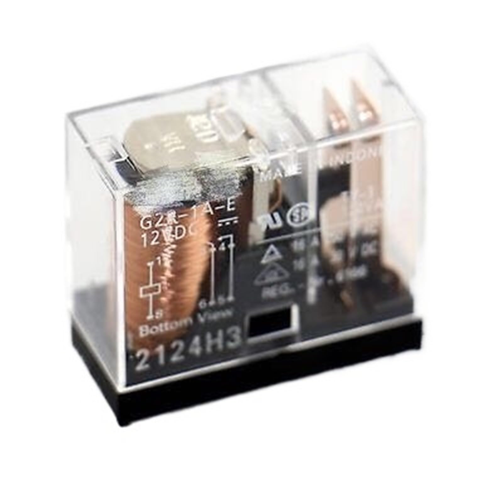 Relais G2R G2R-1A-E DC 12V 6 broches de rechange pour domotique