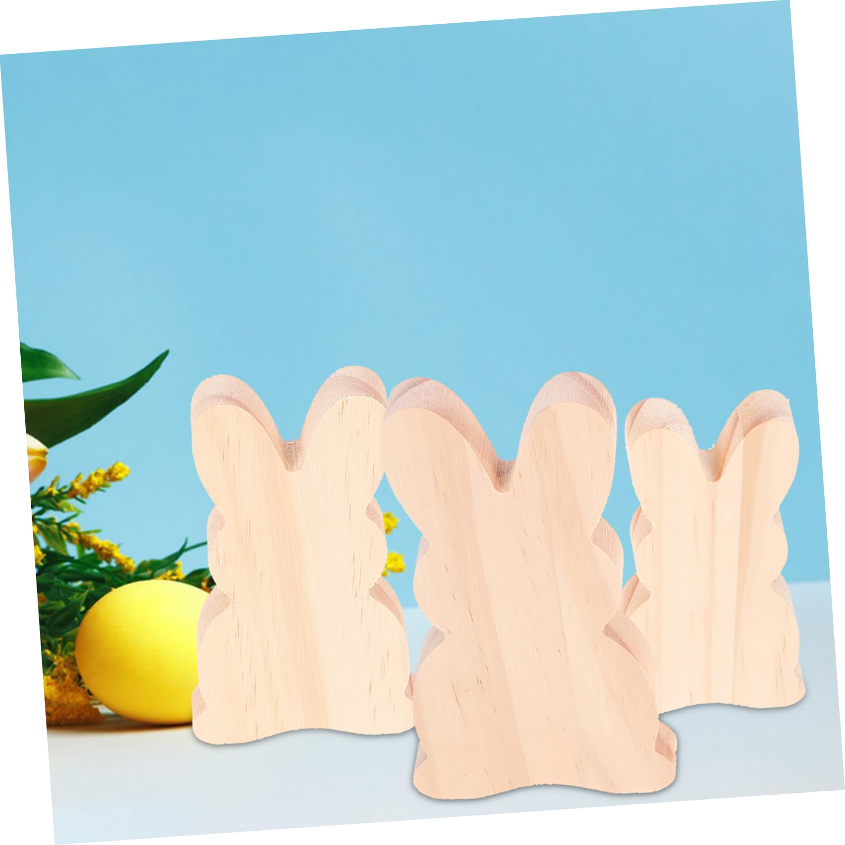 Amosfun 15pezzi Decorazioni Pasquali Con Coniglietto Segnaletica Forma Di Coniglio Per Tavolo Da Pranzo e Decorazioni Festive Per La Casa e Giardino