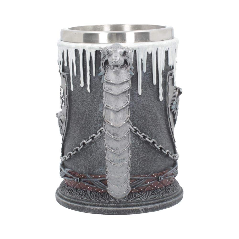 Nemesis Now House Stark kubek Gra o Tron, 20 cm, czarny