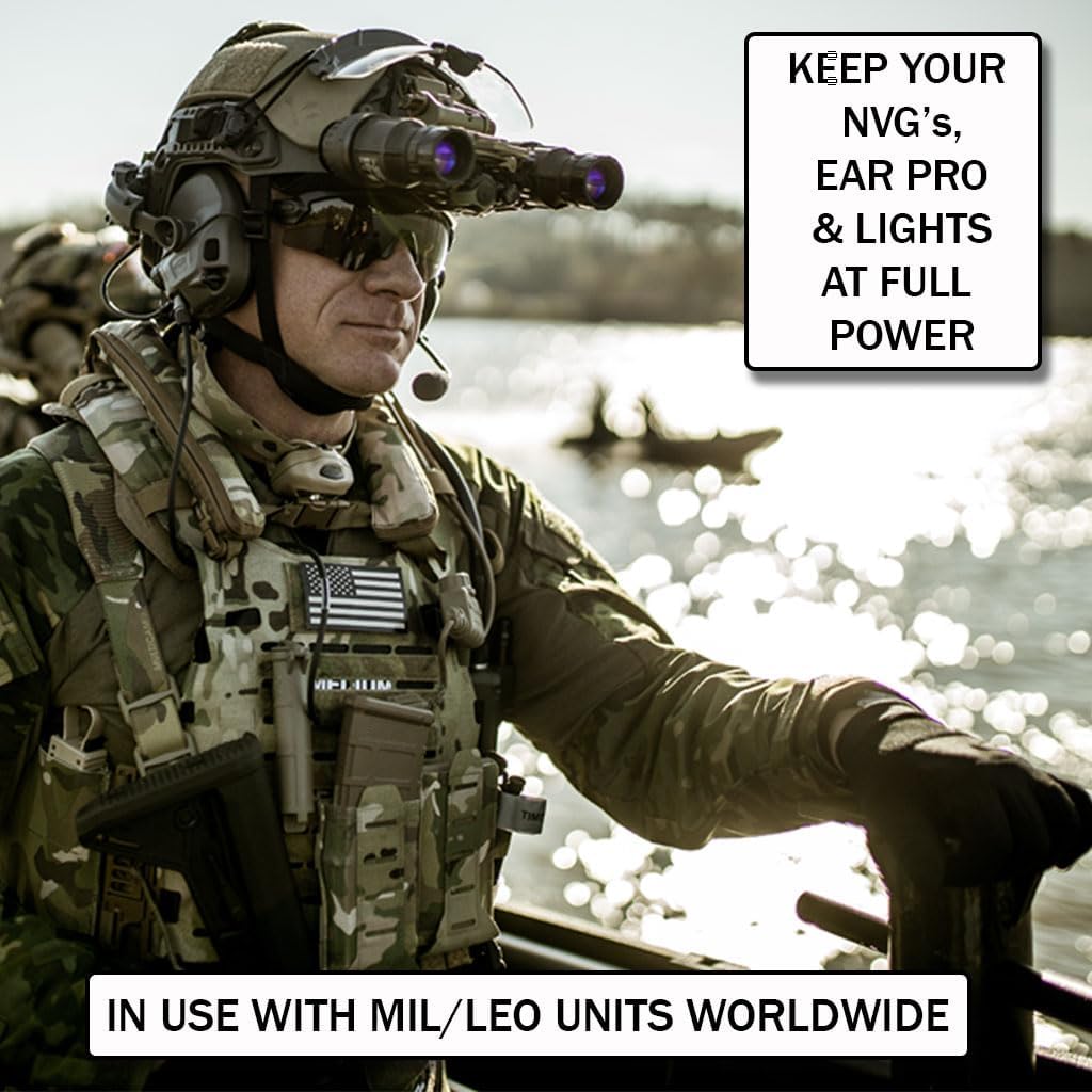 Thyrm CellVault Battery Storage Case for AA, AAA, CR123 Batteries, Survival Gear, Matches, Made in USA