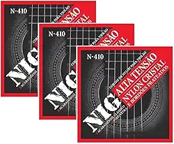 Encordoamento Para Violão Nylon 6 Cordas Nig 029/044 N410