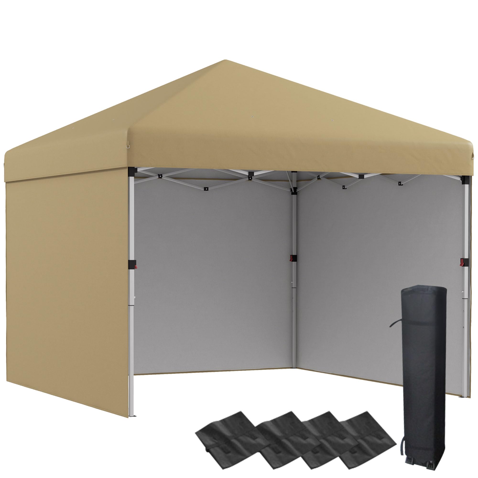 Amazon.com: Outsunny 10' x 10' Pop Up Canopy Tent with 3