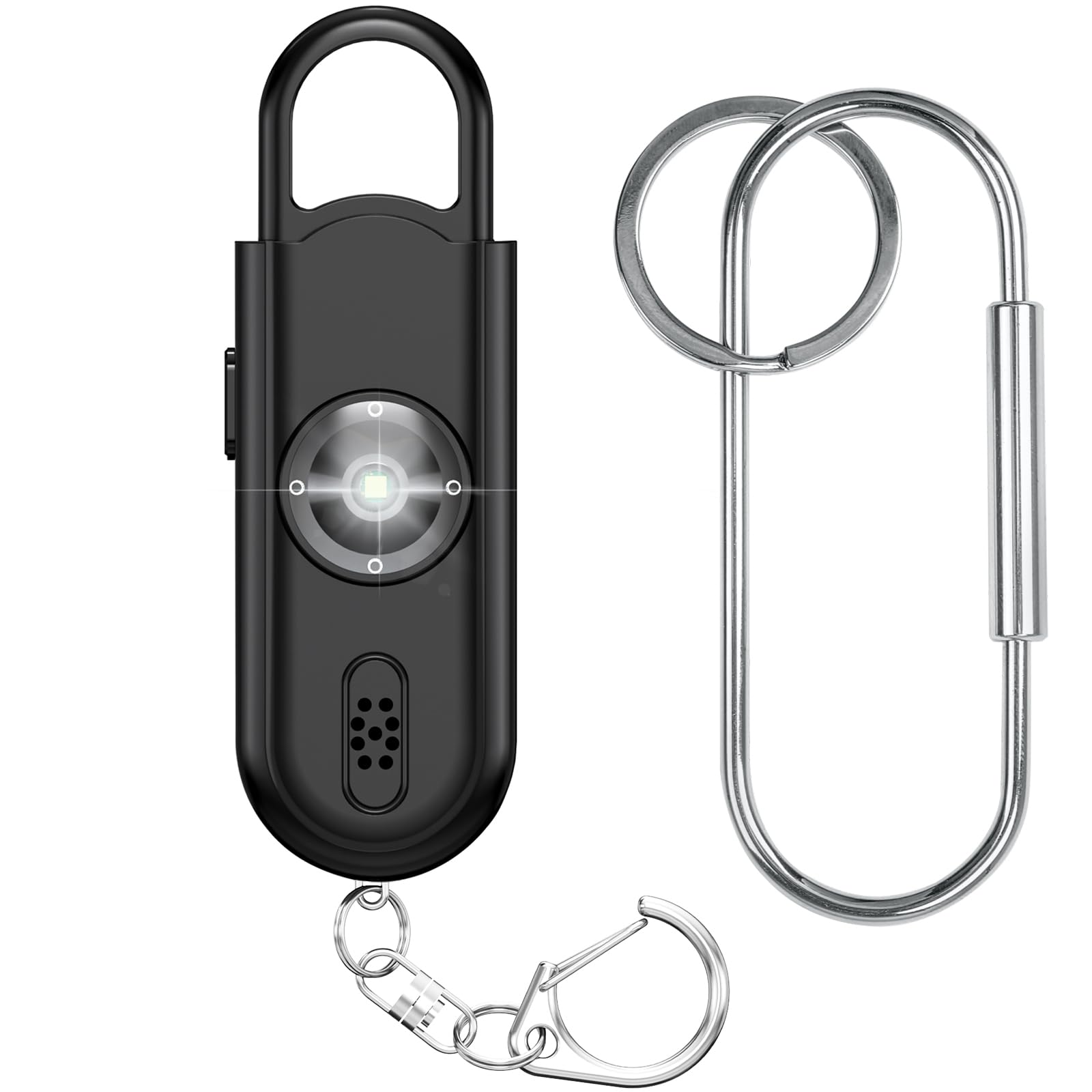 Safe Sound Personal Safety Alarm for Women - Loudest 130dB Siren with Strobe SOS LED Light Safety Keychain, Personal Sound Safety Siren for Women, Men, Children, Elderly