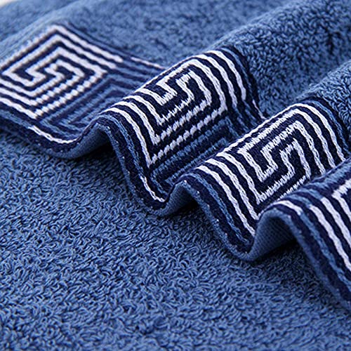 Handtuch/Badetuch, wunderschön bestickt, Badetuch-Set, 100 % Plüsch, schwer und saugfähig, perfekt zum Schwimmen oder Baden, 3er-Pack (1 Bad 2 Hand), Badetuch (Colo) – Bild 3