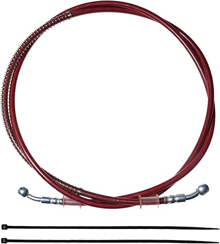 Vista 13 de PRO BAT Manguera de freno hidráulico trenzada para scooter GY6 chino, ATV, Dirt Bike, Go Kart de 10 mm con extremos Banjo