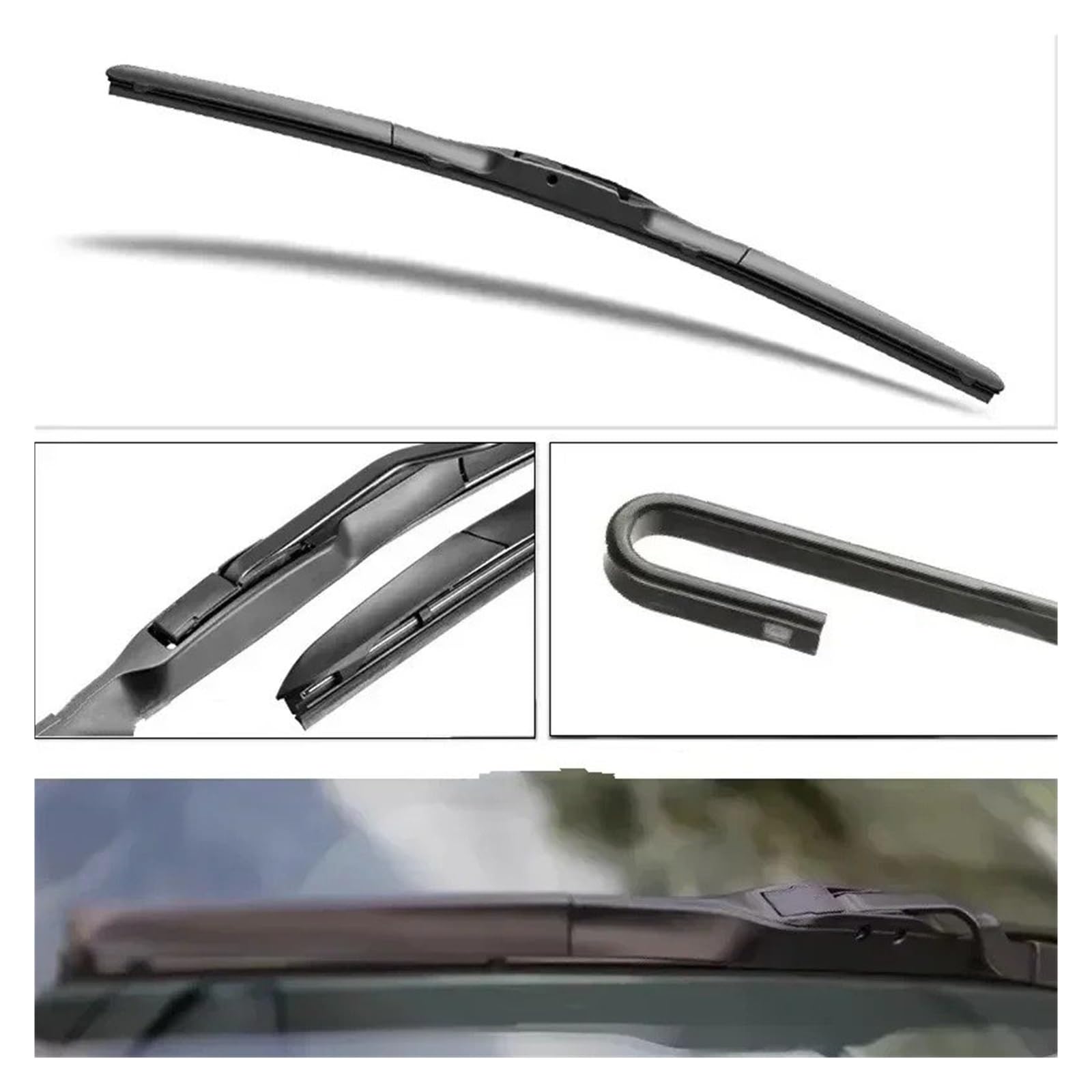 Wycieraczki szyby przedniej 3 szt. pasujące do Yaris XP210 2020 2021 2022 2023 2024 przednie tylne wycieraczki samochodowe szyby przedniej HD Zestaw wycieraczek(LHD)