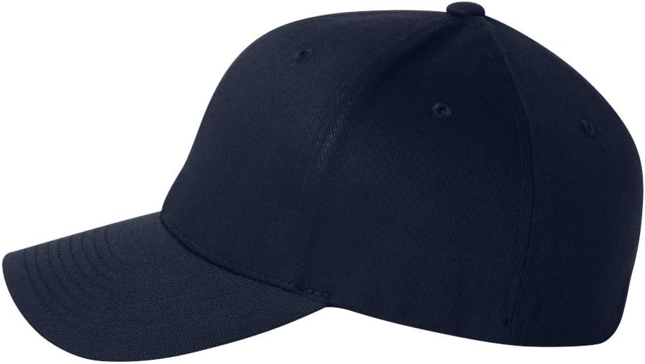 Flexfit Wooly Combed-Twill Cap - Dark Navy - S/M - Image 2