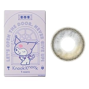 ノックノック×マイメロディ・クロミ マンスリー 2枚入 [クロミ ドクロ] Knock Knock 1month 14.2mm