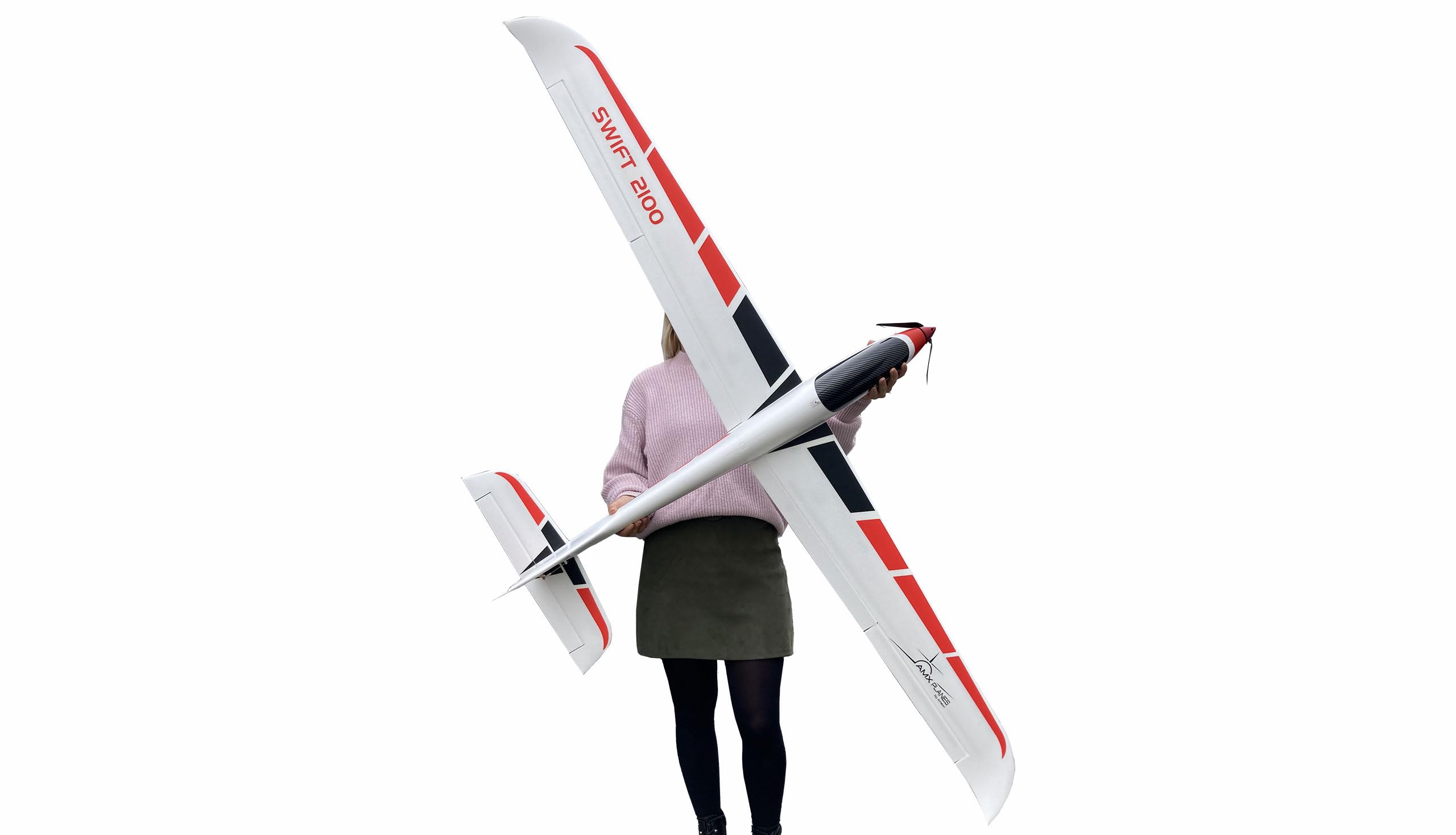 Amewi AMXPlanes Swift 2100 Motoscopio EPO PNP bianco/rossoRC telecomandato
