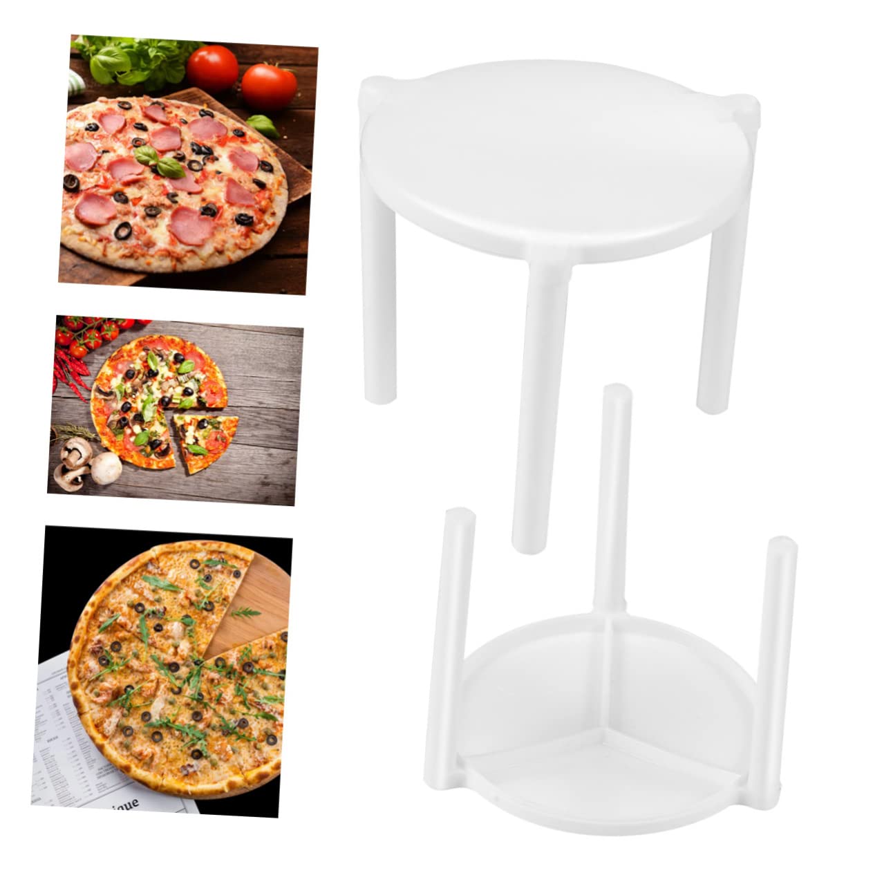 Alipis Pizza Accessories Stand Pizza Holder Stand Tripod for Plastic Tripod Stack for Pies