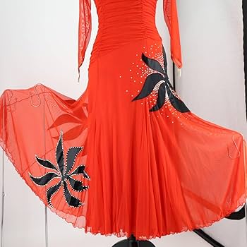 Amazon.co.jp: 日本製 社交ダンス衣装 豪華ラインストーン