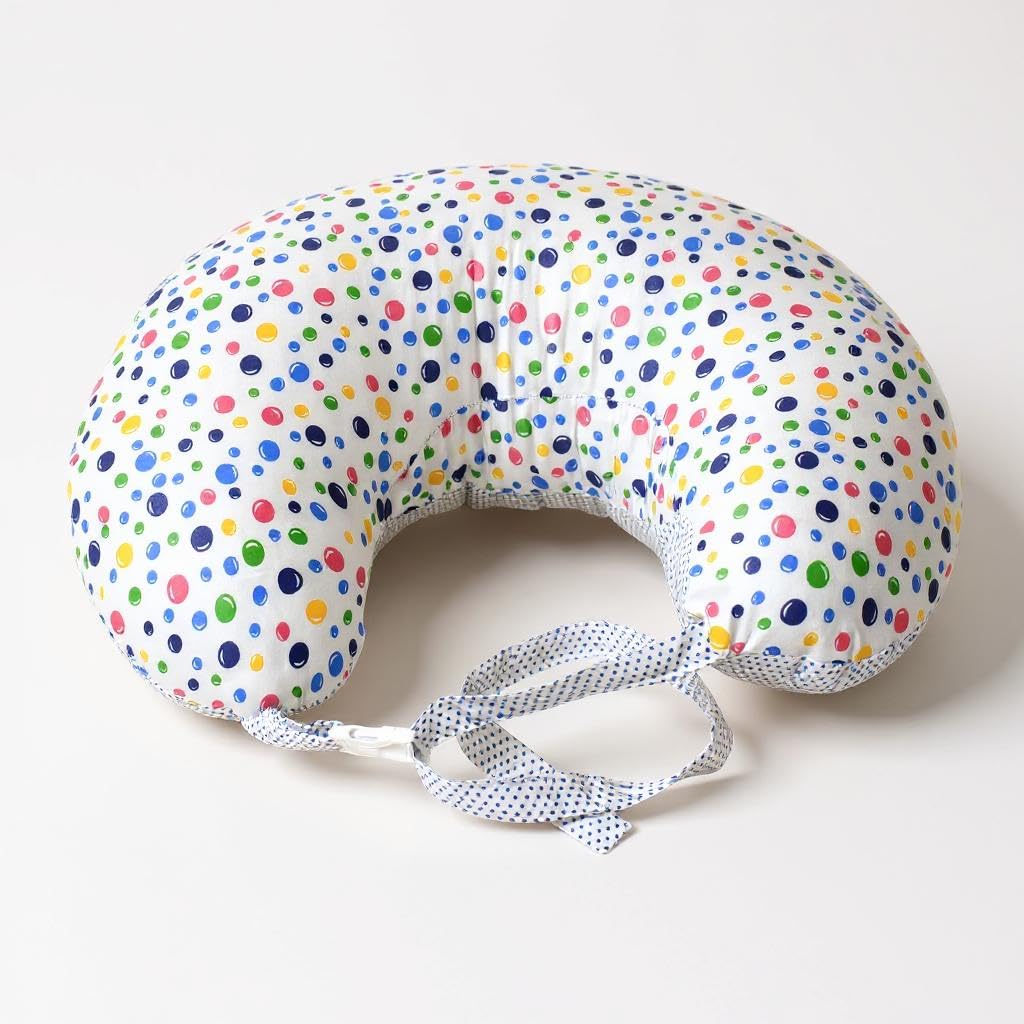 VParents Multipurpose Baby Feeding Nursing Cum Maternity Pillow for New Born Cotton, Recommended for Maternity, Nursing, Medical Bluebell (Blue) 110253-image-34