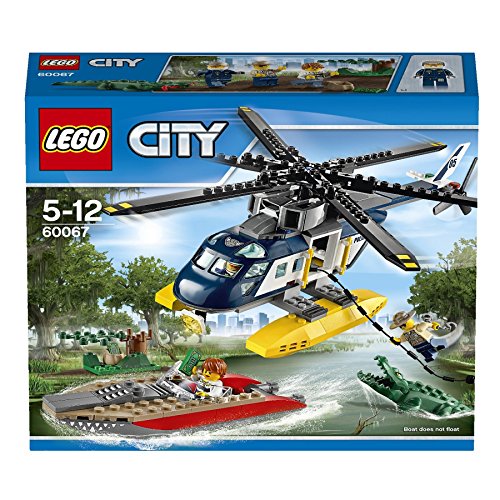 LEGO City Police Helicopter Pursuit Kids Building Playset | 60067