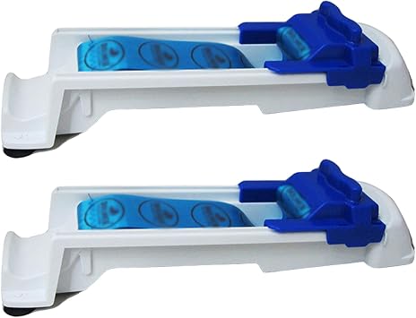2Pcs Grape Leaves Roller 13x3x3 Inch Manual Plastic Spring Roll Maker for Adults & Kids, Manual & Labor-Saving Kitchen Gadgets for Cooking