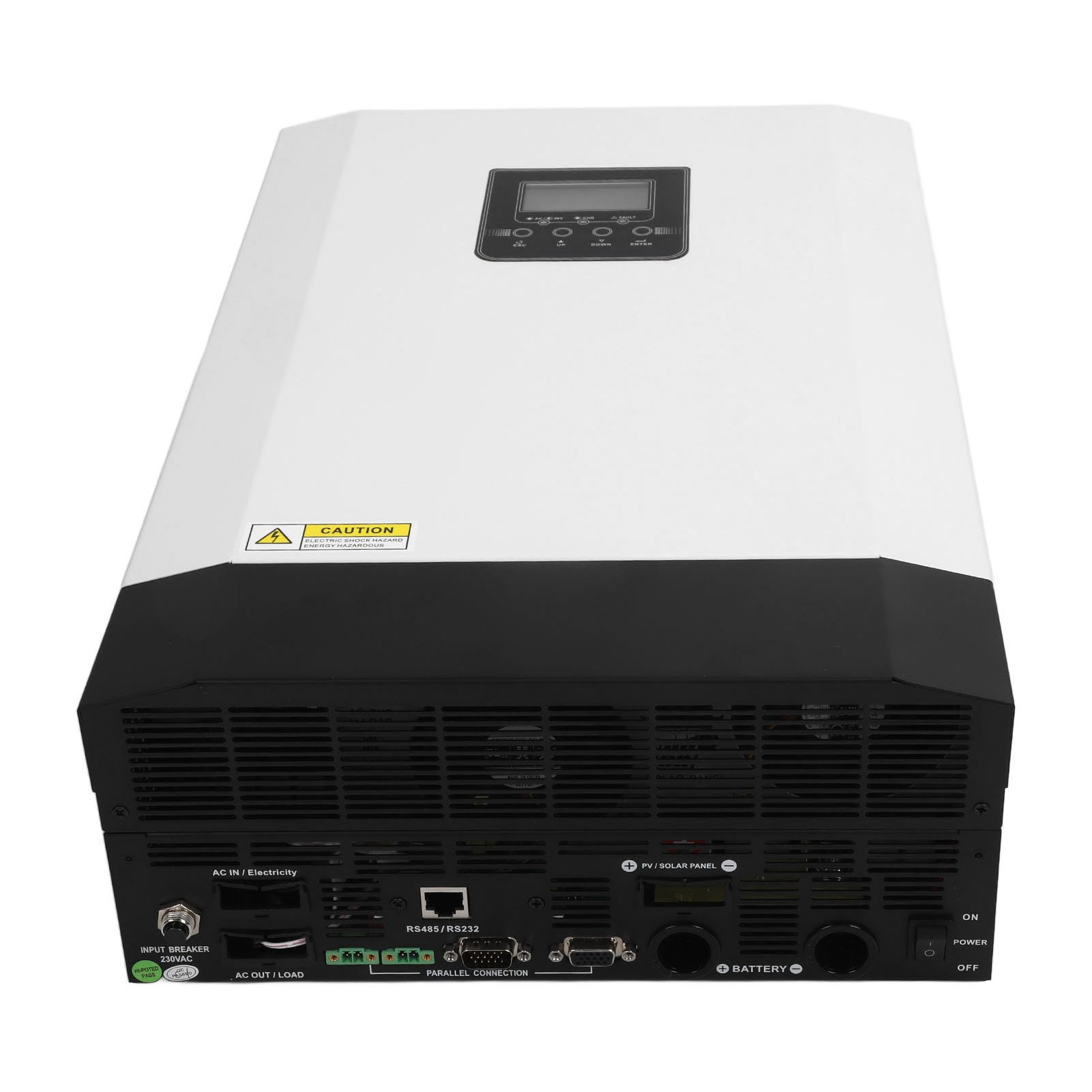 Caricatore a Onda Sinusoidale Pura Ad Alta Frequenza con Inverter Ibrido Solare da 5500 W per Applicazioni Scolastiche Domestiche in Lega di Alluminio