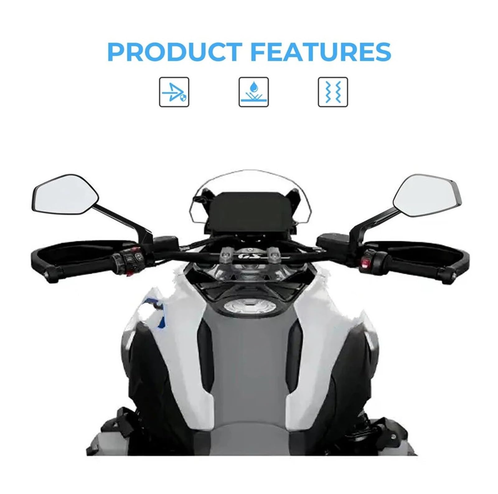 Moto Specchietto Retrovisore Per BMW Per R1300GS 2024 Per R1200 Per 1250GS Per ADV Per F900R Per G310GS Per S1000XR Specchietto Retrovisore Laterale Moto Specchietti Laterali Moto