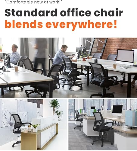 Miniatura 7 de Silla de oficina de NEO Silla de escritorio de computadora para juegos  Cojín ergonómico de espalda media soporte lumbar con ruedas cómodo asiento