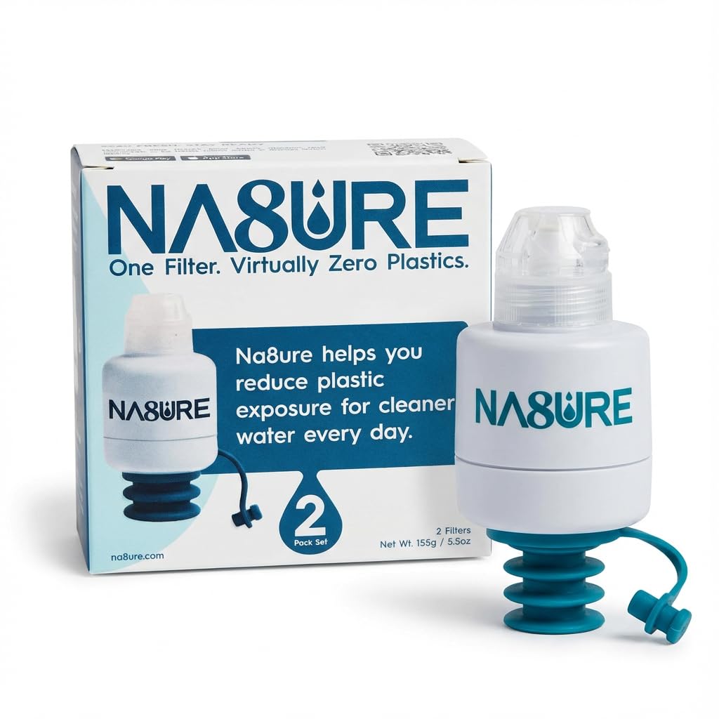 2-Pack Water Bottle Filters | Remove Microplastics & BPA-Free 2-Pack Water Bottle Filters | Remove Microplastics & BPA-Free