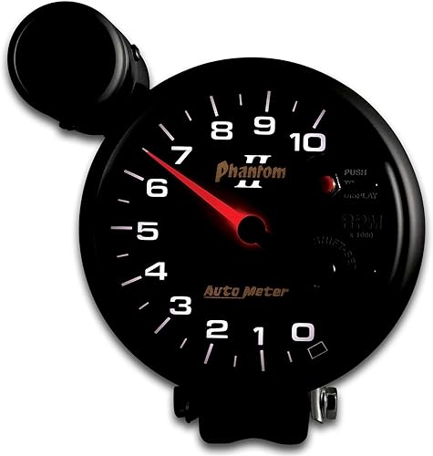 Miniatura 8 de Auto Meter Tacómetro Shift-Lite 7599 Phantom II 5" 10000 RPM