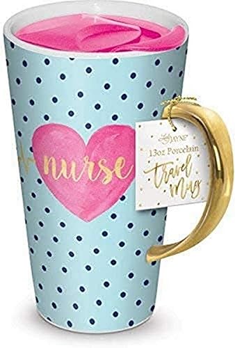 Lady Jayne 15917, Nurse Heart, Taza de viaje One, 13 oz, Multi