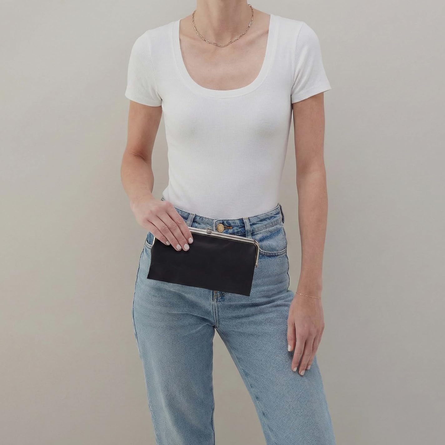 HOBO Women's Lauren Leather Clutch-Wallet image 2