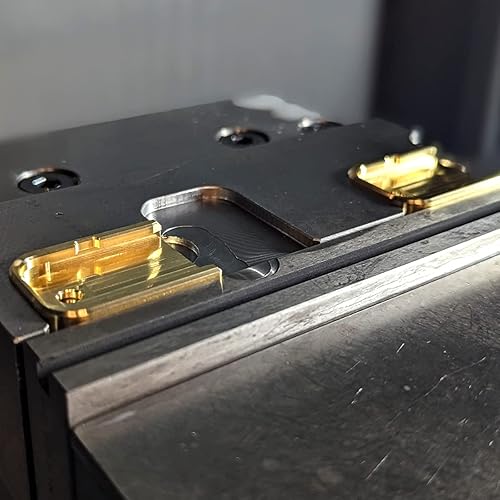 Miniatura 6 de Milspin Placa base de cargador ponderada (placa de suelo) compatible con Glock Gen 1-5 | Brass X Carve I Veteran fabricado en Estados Unidos