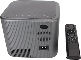 1080P 180ANSI 4K 2.4G 5G WiFi Movie Projector with HiFi Speaker, 3.5mm AUX, 30 to 120inch Projection, Auto Focusing Portable Video Projector, Mini Projector for Home Theater (US