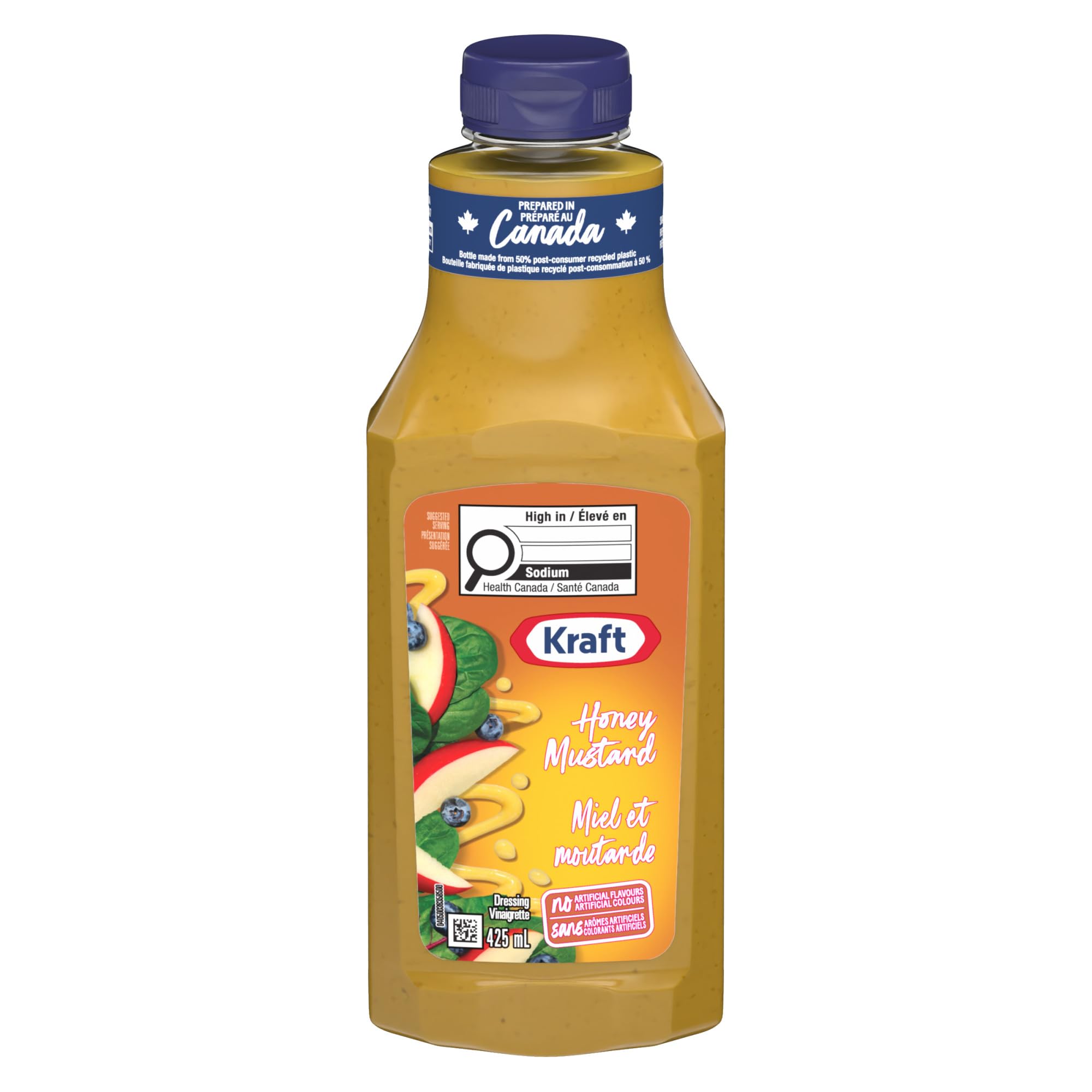 Kraft Creamy Honey Mustard Salad Dressing 425 mL Bottle