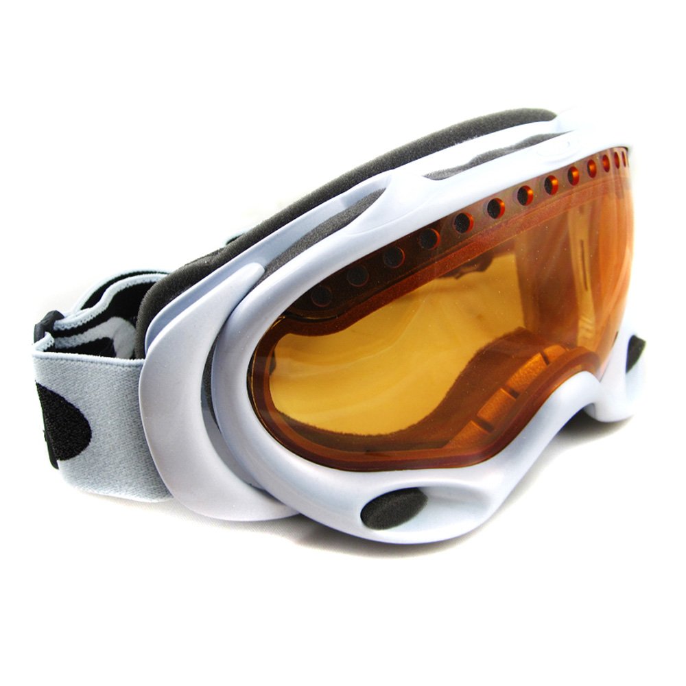Amazon | Oakley Aフレームスノーゴーグル(シルバー/柿) | Oakley