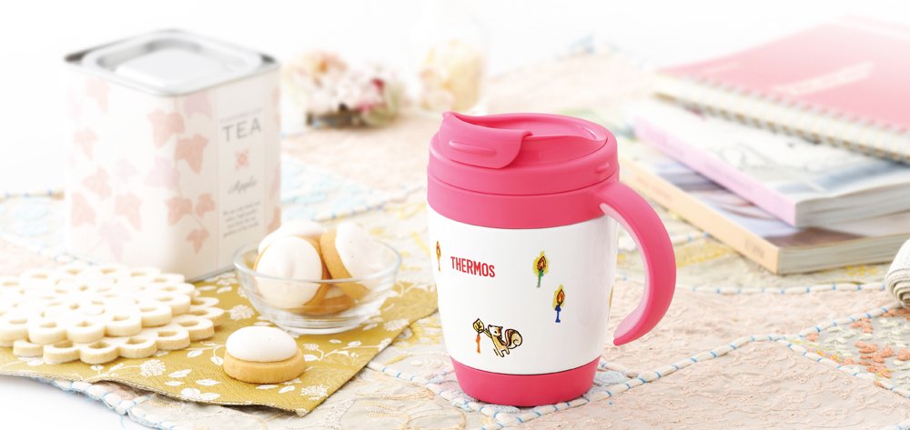 Amazon｜THERMOS 真空断熱マグ 270ml リス JCV-270 RS｜水筒