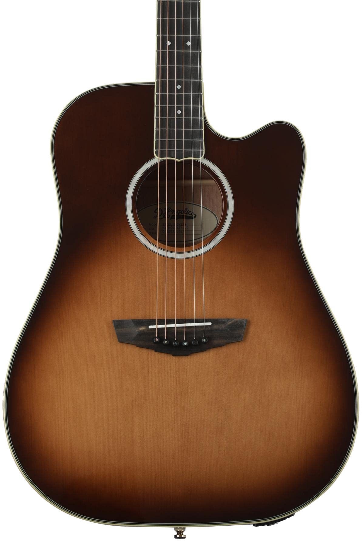 D'Angelico Excel Bowery Dread Acoustic-electric Guitar - Autumn Burst