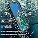 ASON Galaxy S10 Plus Waterproof Case, Waterproof Shockproof Dustproof Dirtproof Full Body Case Built in Screen Protector with Touch ID for Samsung Galaxy S10 Plus (Blue)