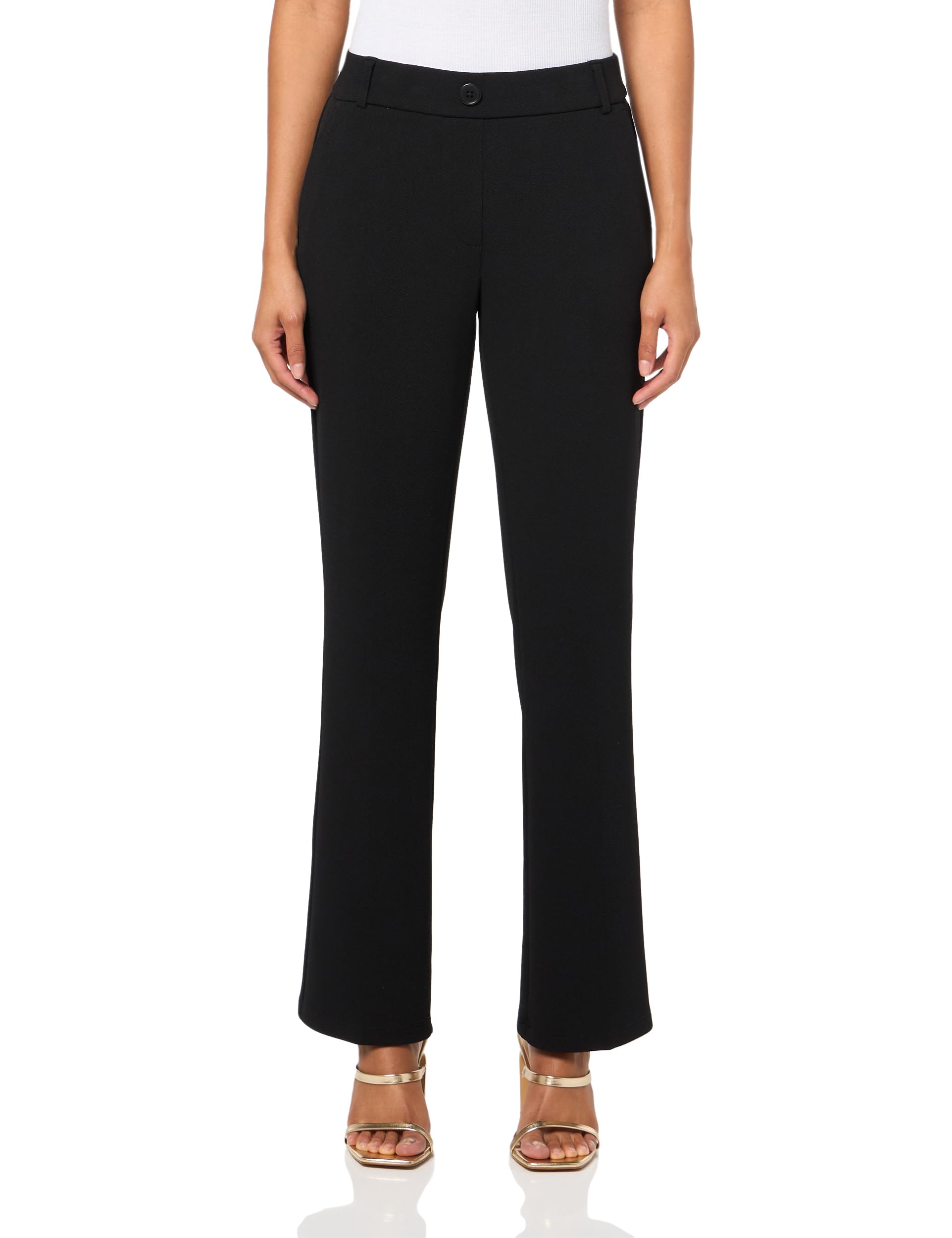 Kasper Womens Pull on Faux Fly Trouser